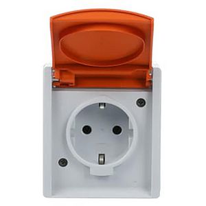 Tekstwandcontactdoos ra kd oranje opb IP44 ocean (20 EWN-14-53)
