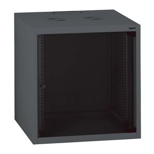 Wandkast 19" 12U 600x600mm vast raam Linkeo