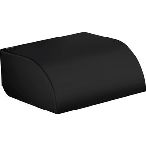 AXOR Universal Circular closetrolhouder+cover mat zwart
