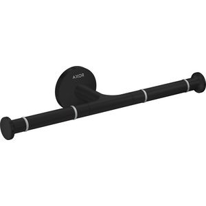 AXOR Universal Circular closetrolhouder dubbel mat zwart