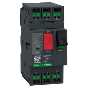 TeSys Deca motorschakelaar 1,6A thermisch-magnetische drukk