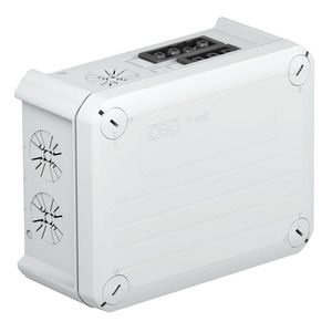 Kabeldoos wieland 3z3p+1z4p 150x116x67 polypr. li.grijs