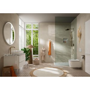 Pulsify Select S handdouche 105 3 straalsoorten Relaxation EcoSmart brushed bronze