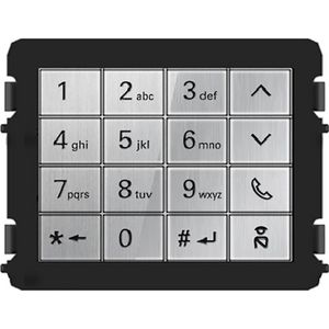 Keypad module aluminium A-Z