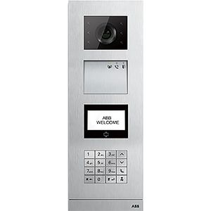 video buitenpost aluminium met keypad, met IC kaartlezer