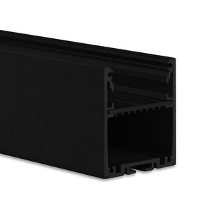 LED profiel PN17 L=2mtr. strips max. 30mm zwart RAL9005