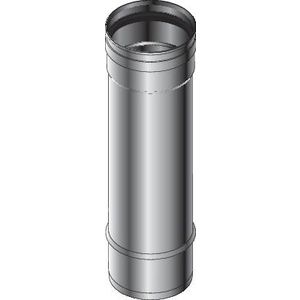Rookgasbuis recht Elt enkelwandig RVS SPG 100mm L=2000mm Roccheggiani