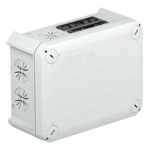 Kabeldoos wieland 2z5p 150x116x67 polypr li.grijs RAL 7035