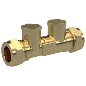 Terugstroombeveiliger controleerbaar KF-EA 15mm knel kiwa messing