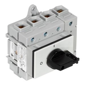 Hoofdschakelaar 100A 4-polig DIN-rail montage A530061