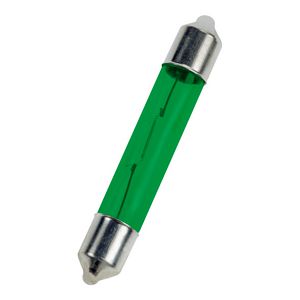 Signaleringslamp S6 Festoon 6X39 24V 3W groen VVE=10