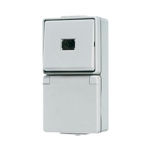 Combinatie wandcontactdoos