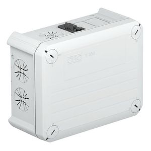 Kabeldoos wieland 1z4p+3b3p 150x116x67 polypr. li.grijs