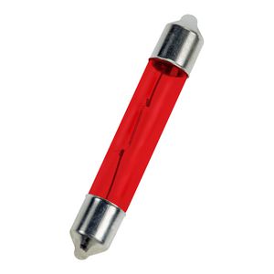 Signaleringslamp S6 Festoon 6X39 24V 3W rood VVE=10