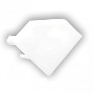 Eindkap E96W voor profiel PO23n zwart