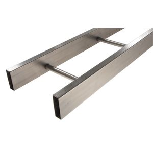 Lengte a 3m. Kabelladder Streaml MK H60 B100 RVS 304 hoh 250