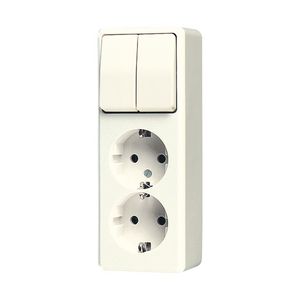 Combinatie serie AP600 wit met randaarde