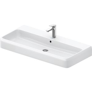 Qatego Wastafel Wit Hoogglans 1000mm 2382100027