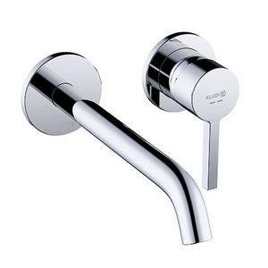 NOVA FONTE afbouwdeel chroom tbv wandmengkraan 2-gats uitoop 230mm