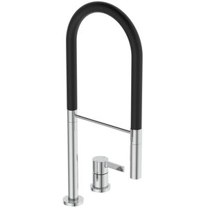 Keukenmengkraan pro 2-gats chroom Gusto