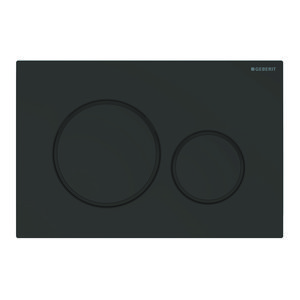 Sigma20 bedieningsplaat 2-toets plaat+toetsen: mat zwart ringen: zwart EtC