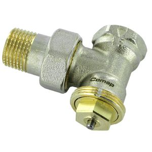 Radiatorafsluiter thermostatisch M28 voorinstelbaar haaks VVE=10