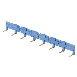 Doorverbindstrip voor 8 aansluitvoeten S.95 blauw