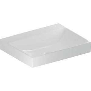 Wastafel 60x48cm zonder kraangat gecentreerd zonder overloop wit Keratect ONE