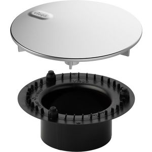 Afbouwset 6966.0 kunststof D115mm verchroomd mat