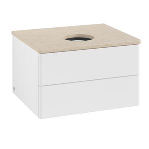 Wastafelonderkast Antao 600x360x500mm White Matt Lacquer L18013MT