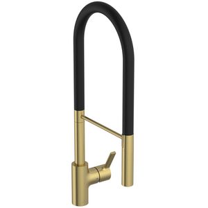 Keukenmengkraan pro brushed gold Gusto