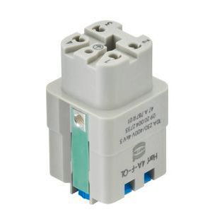 Contactblok Han 4A - Female - Quick Lock VVE=10
