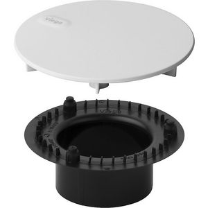 Afbouwset 6966.0 kunststof D115mm design-wit mat