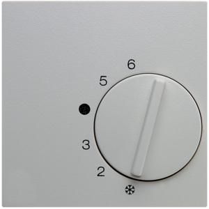 Centraalstuk regelknop kamerthermostaat polarwit mat S.1/B