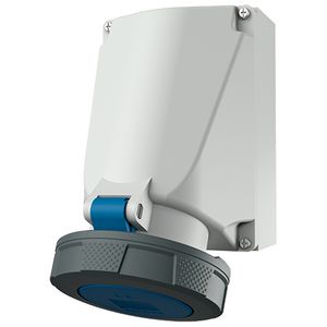 Wandcontactdoos 63A 5-polig  9H 230V IP67