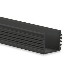 LED profiel PL5 L=2mtr. LED strips max. 12mm RAL9005