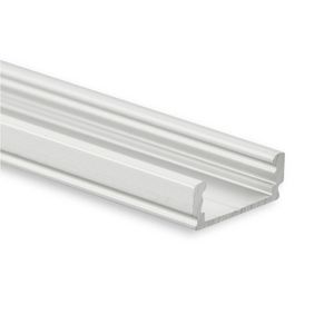 LED profiel PL1 L=2mtr. plat LED strips max. 12mm