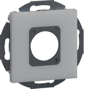 Draagplaat 1V multimedia D-Size Flange 23,6 alu