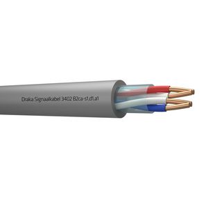 Haspel a 500m. signaal kabel B2ca gy# 2x2x0,8mm 3402
