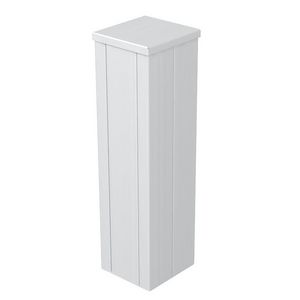 Mediazuil vloer 500x130x140 Aluminium eloxiert