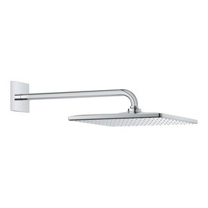 Rainshower 310 hoofddoucheset vierkant mono chroom v.muur