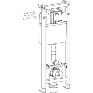 Excellent XS closetelement frontbediend  met 16x2 henco aansluiting incl. wandankers + isolatieset