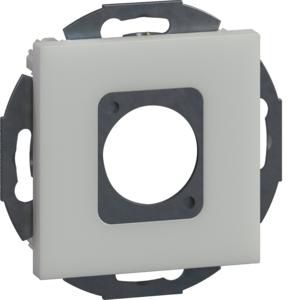 Draagplaat 1V multimedia D-Size Flange 23,6 vwit