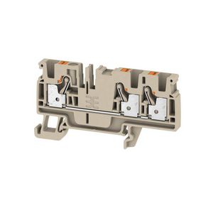 Doorvoerklem PUSH IN d.beige 4mm2 32 A 800 2051240000 VVE=50
