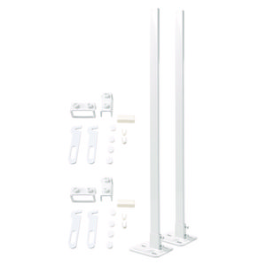 Set a 2st. voetconsoles wit tbv type 10/11 hoogte 300 t/m 600mm