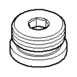 Nippel 13x7,5mm Champagne (22kt Goud)