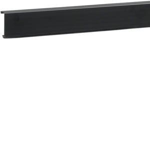 Deksel met dubbele flexrand 20x55mm SL zwart VVE=2