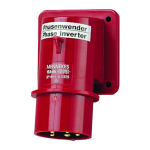 Toestelcontactstop 16A 5-polig  6H 400V IP44 fasenw