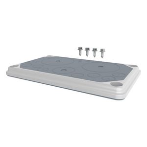 Flensplaat, F3A, IP55, kunststof, 2K-doorsteek, 9x 3-20mm, 1