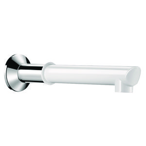 Muuraansluiting +1 wegwerpb. uitloop installatie op wand